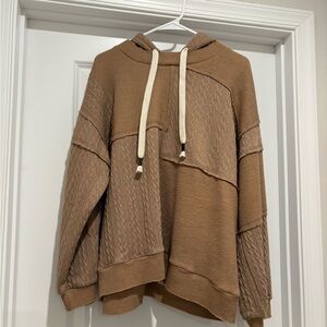 POL Cozy Tan Women's Sweater NWOT